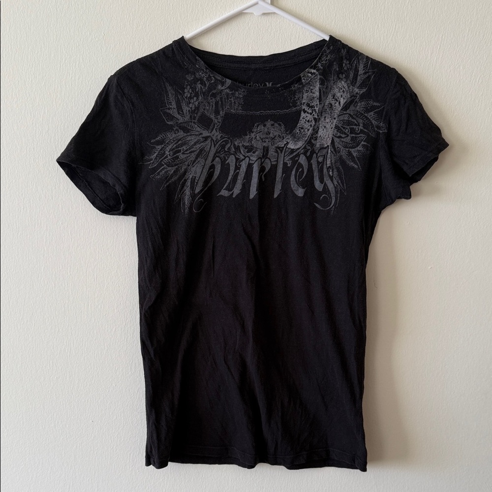 Hurley Y2K Black Graphic Tee